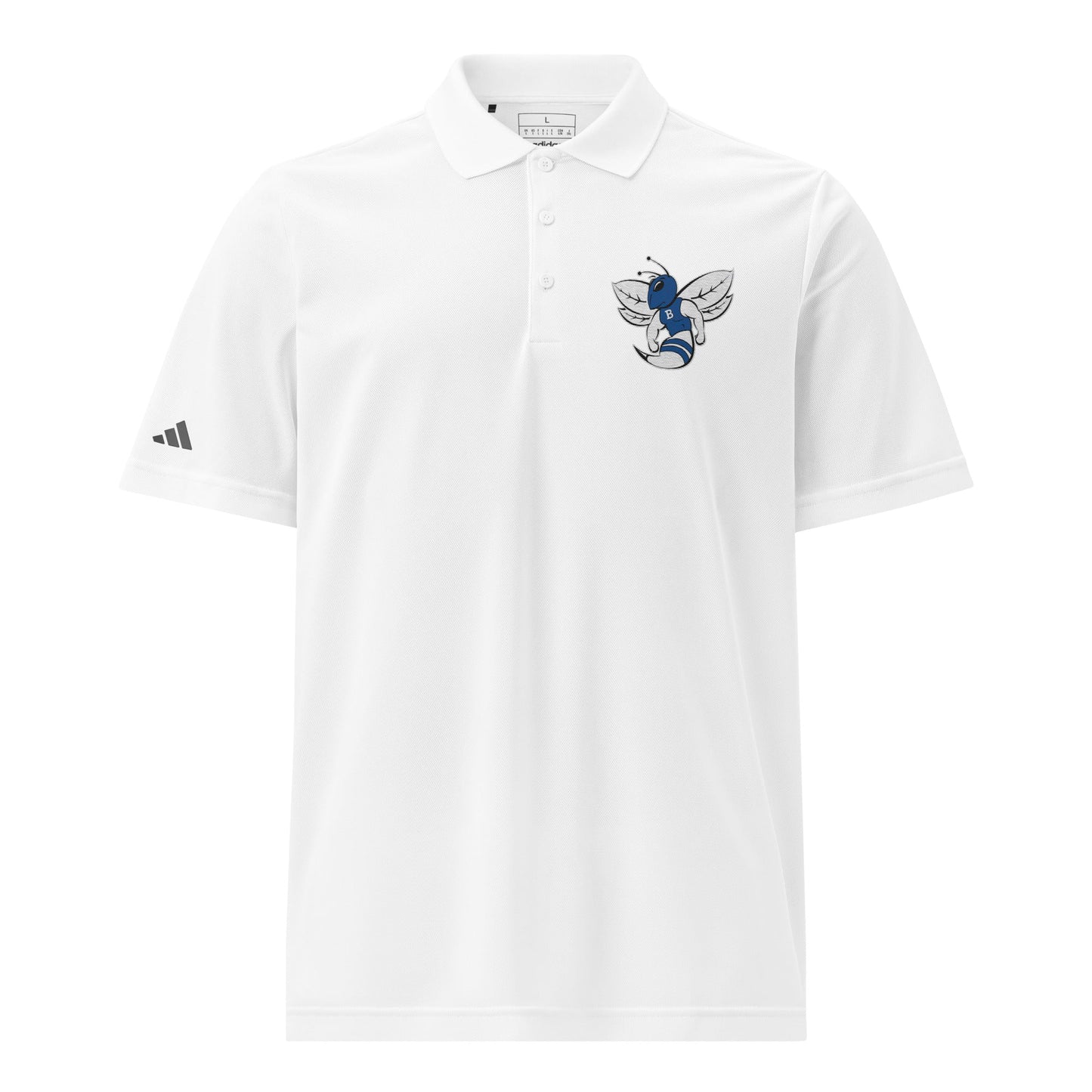 Signature | Embroidered Adidas Sport Polo | Bryant High School Track Booster | Hornet Logo