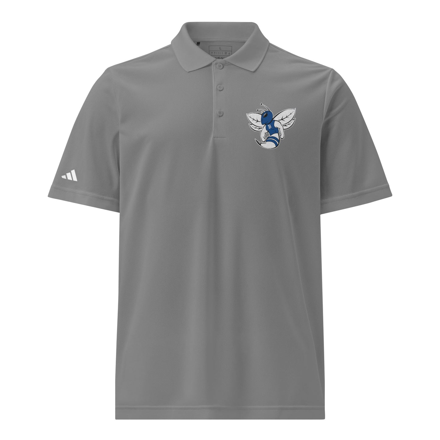 Signature | Embroidered Adidas Sport Polo | Bryant High School Track Booster | Hornet Logo
