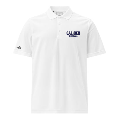 Signature | Embroidered Adidas Sport Polo | Caliber Baseball | Varsity Script Logo