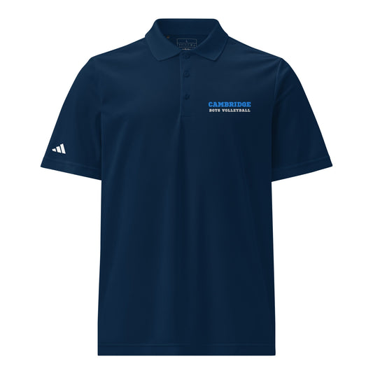 Signature | Embroidered Adidas Sport Polo | Cambridge Volleyball | Block Script Logo