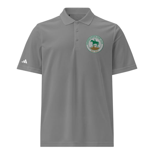 Signature | Embroidered Adidas Sport Polo | Clayton Canyon Pony Club