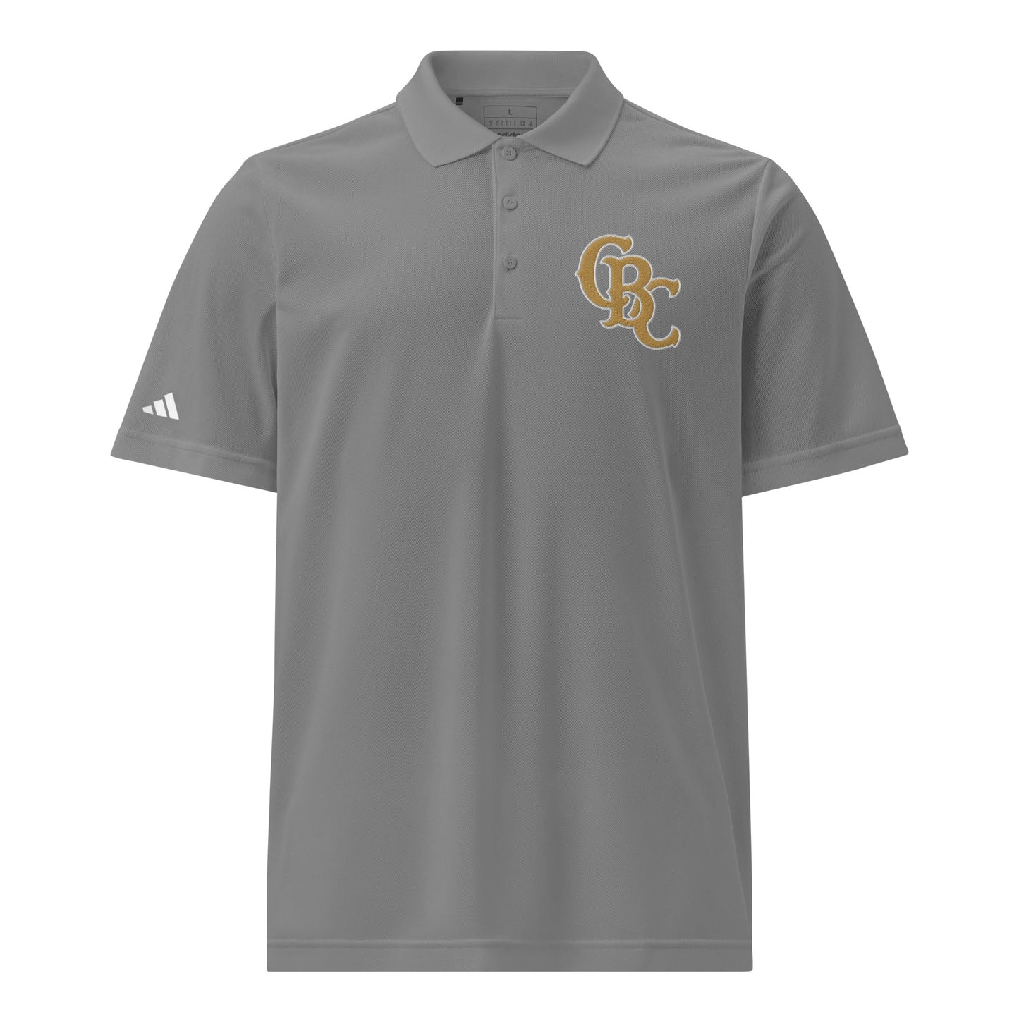 Signature | Embroidered Adidas Sport Polo | Cougar Baseball Club | CBC Gold Logo