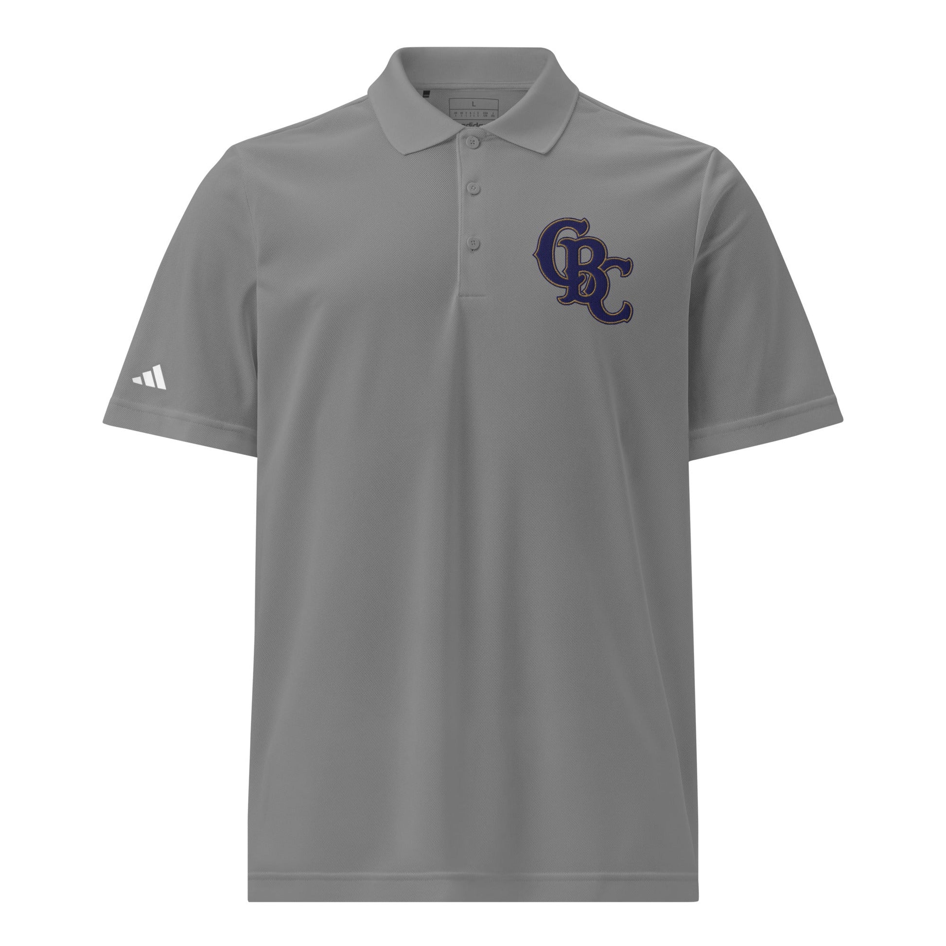 Signature | Embroidered Adidas Sport Polo | Cougar Baseball Club | CBC Navy Logo