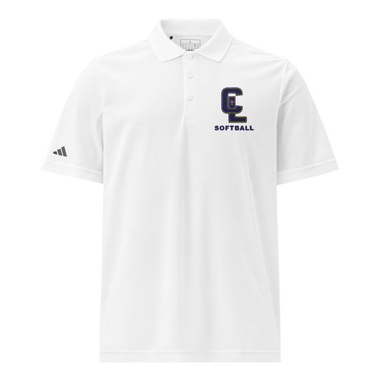 Signature | Embroidered Adidas Sport Polo | Crean Lutheran Softball | Navy CL Softball Logo