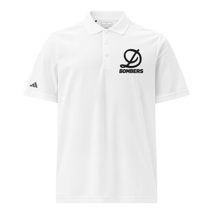 Signature | Embroidered Adidas Sport Polo | Diamond Bombers | Bomber Varsity - Black Logo