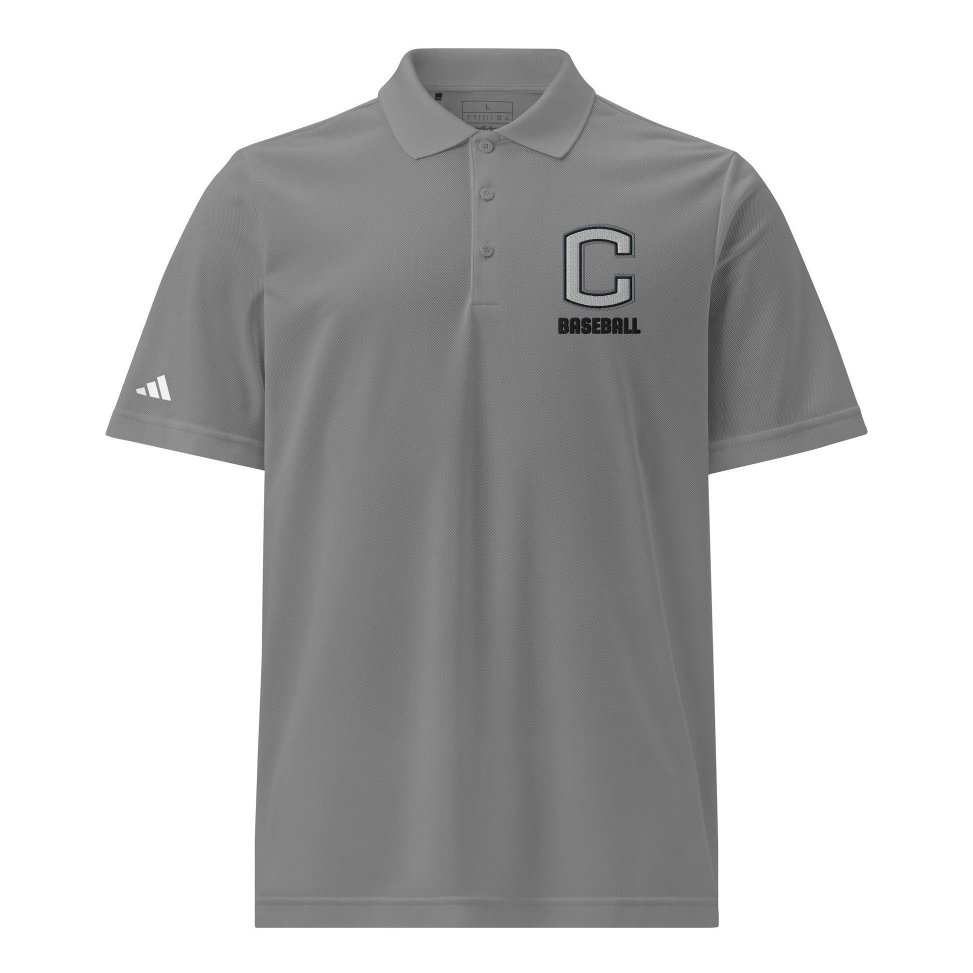 Signature | Embroidered Adidas Sport Polo | Eagles Baseball | C Baseball Logo