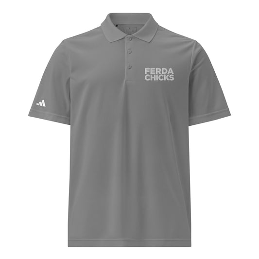Signature | Embroidered Adidas Sport Polo | FerDa Chicks | Badge Logo