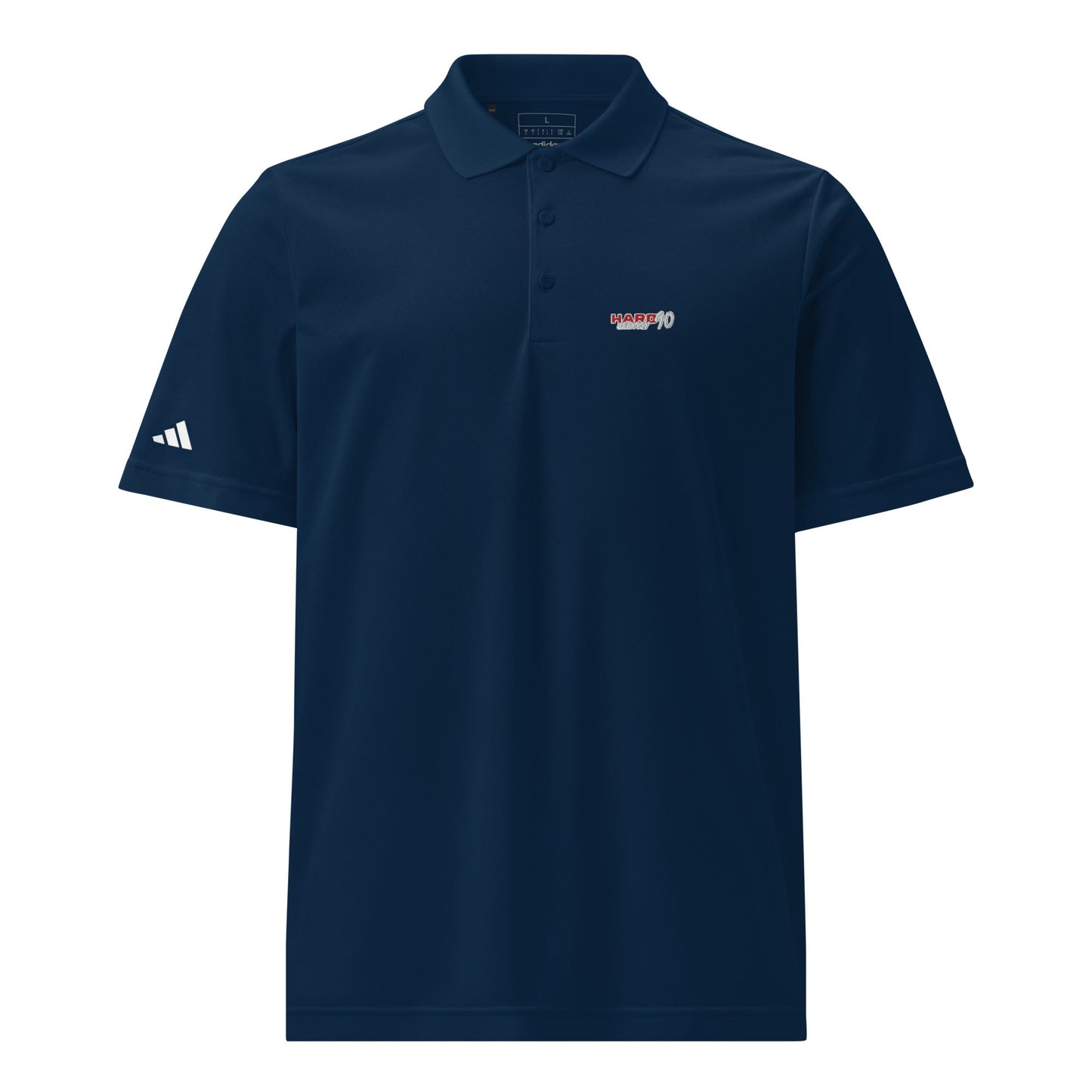 Signature | Embroidered Adidas Sport Polo | Hard 90 Legacy | Badge Logo