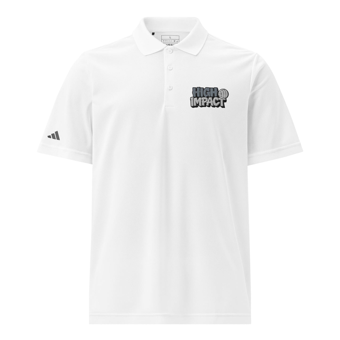 Signature | Embroidered Adidas Sport Polo | High Impact VBC | Modern Script Logo