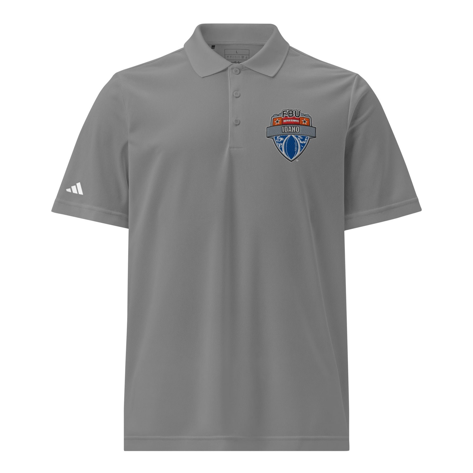 Signature | Embroidered Adidas Sport Polo | Idaho FBU