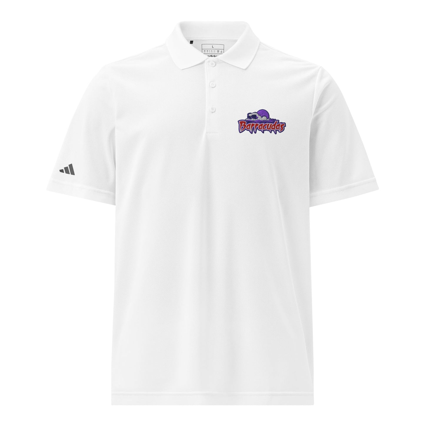 Signature | Embroidered Adidas Sport Polo | Johnson Ranch Barracudas
