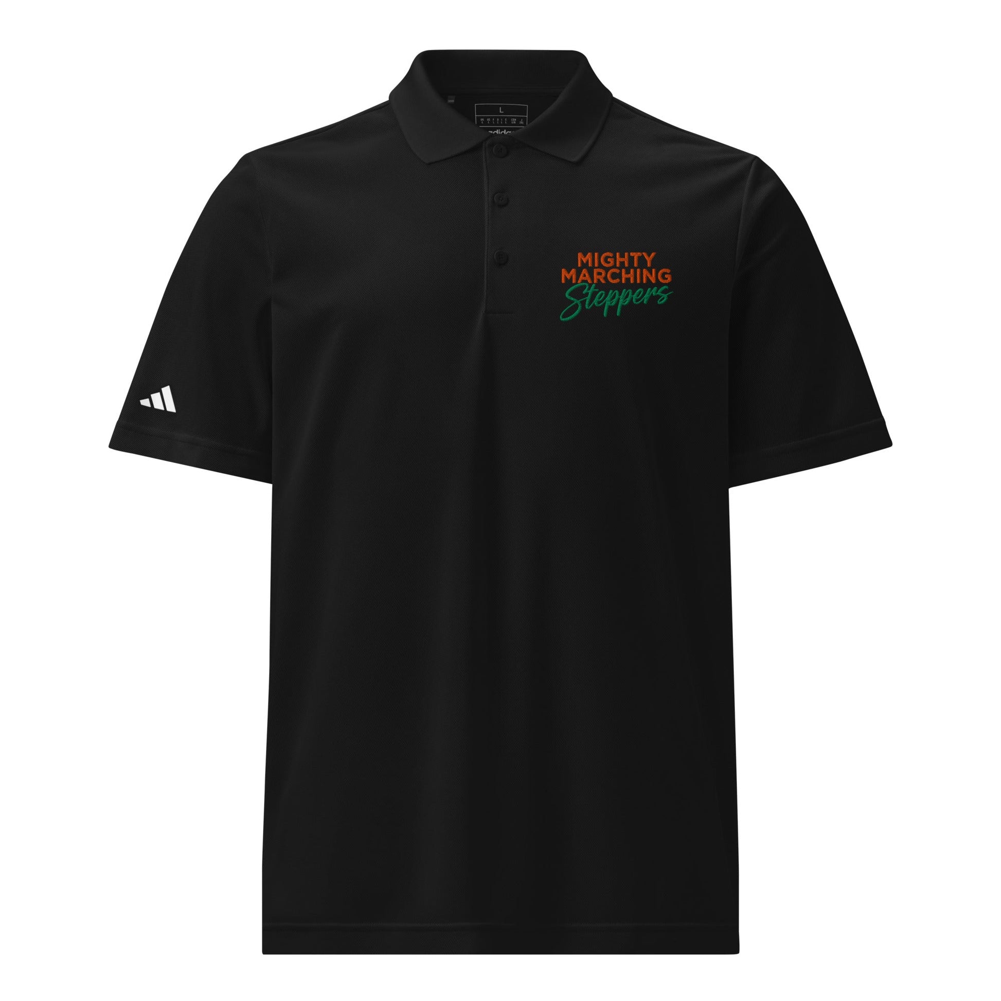 Signature | Embroidered Adidas Sport Polo | KC Mighty Marching Steppers | Script Logo