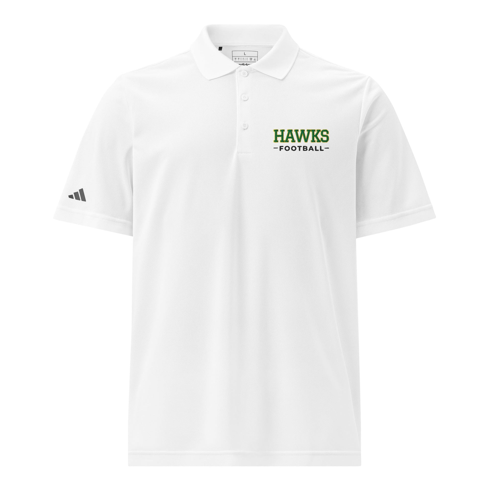 Signature | Embroidered Adidas Sport Polo | Lake Minneola Hawks Football | Mark Logo