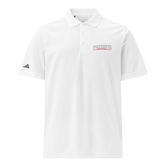 Signature | Embroidered Adidas Sport Polo | LFMS Athletics | Patriots Softball Logo