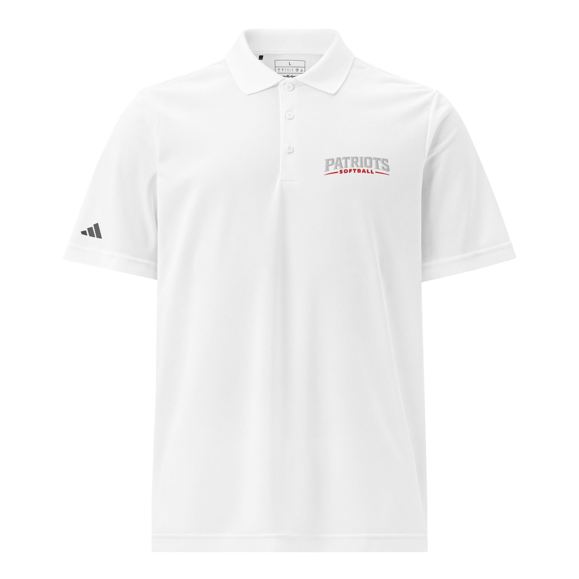 Signature | Embroidered Adidas Sport Polo | LFMS Athletics | Patriots Softball Logo