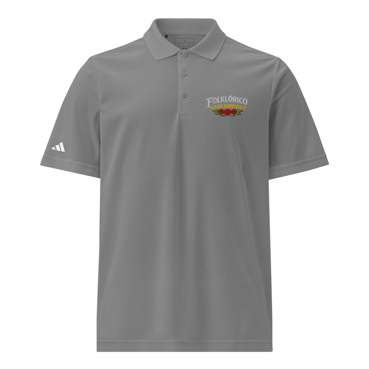 Signature | Embroidered Adidas Sport Polo | Los Lobitos | Los Lobitos Logo