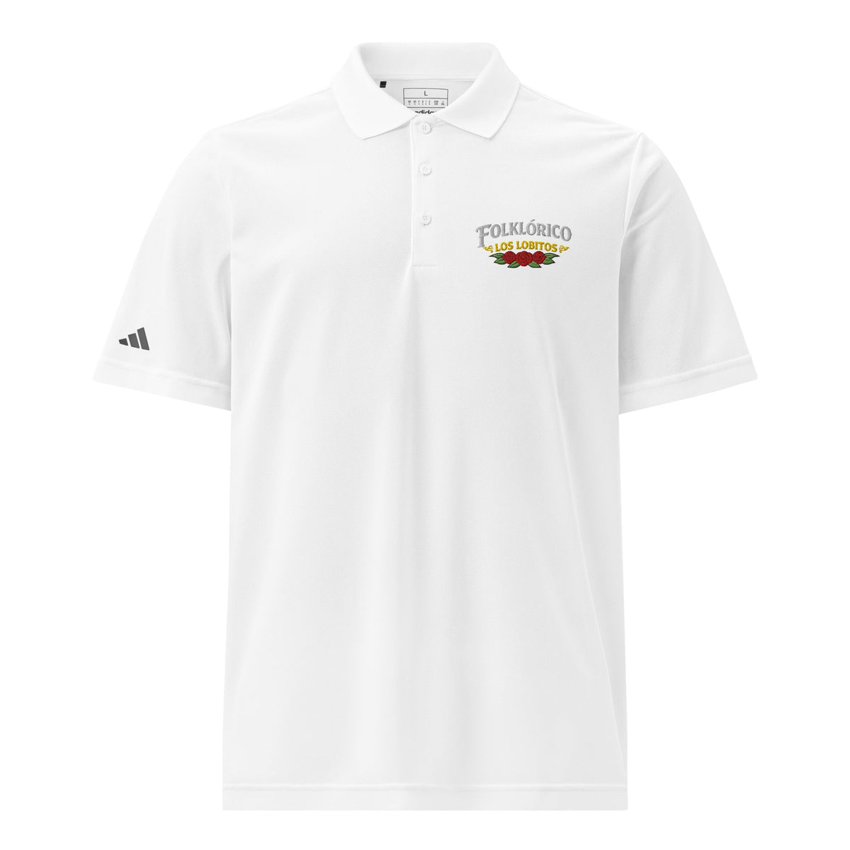 Signature | Embroidered Adidas Sport Polo | Los Lobitos | Los Lobitos Logo