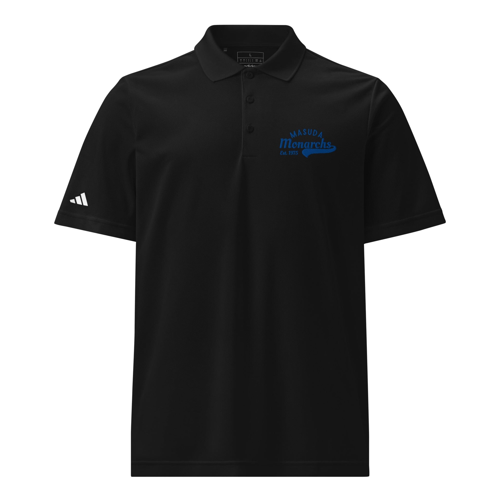 Signature | Embroidered Adidas Sport Polo | Masuda Middle School | Script Logo