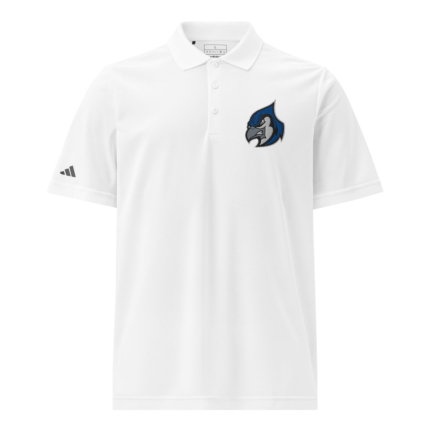 Signature | Embroidered Adidas Sport Polo | Middlesex Bluejays Wrestling | Bluejays Logo