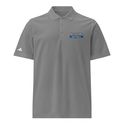 Signature | Embroidered Adidas Sport Polo | Moosers | Moose Diamond Mark Logo
