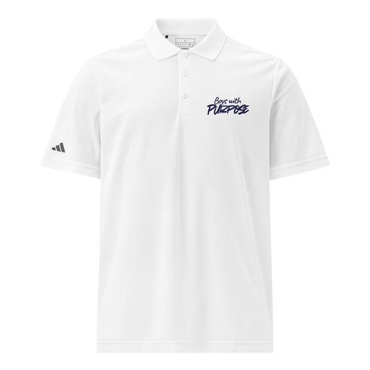Signature | Embroidered Adidas Sport Polo | NES - Boys with Purpose | Boys with Purpose Logo