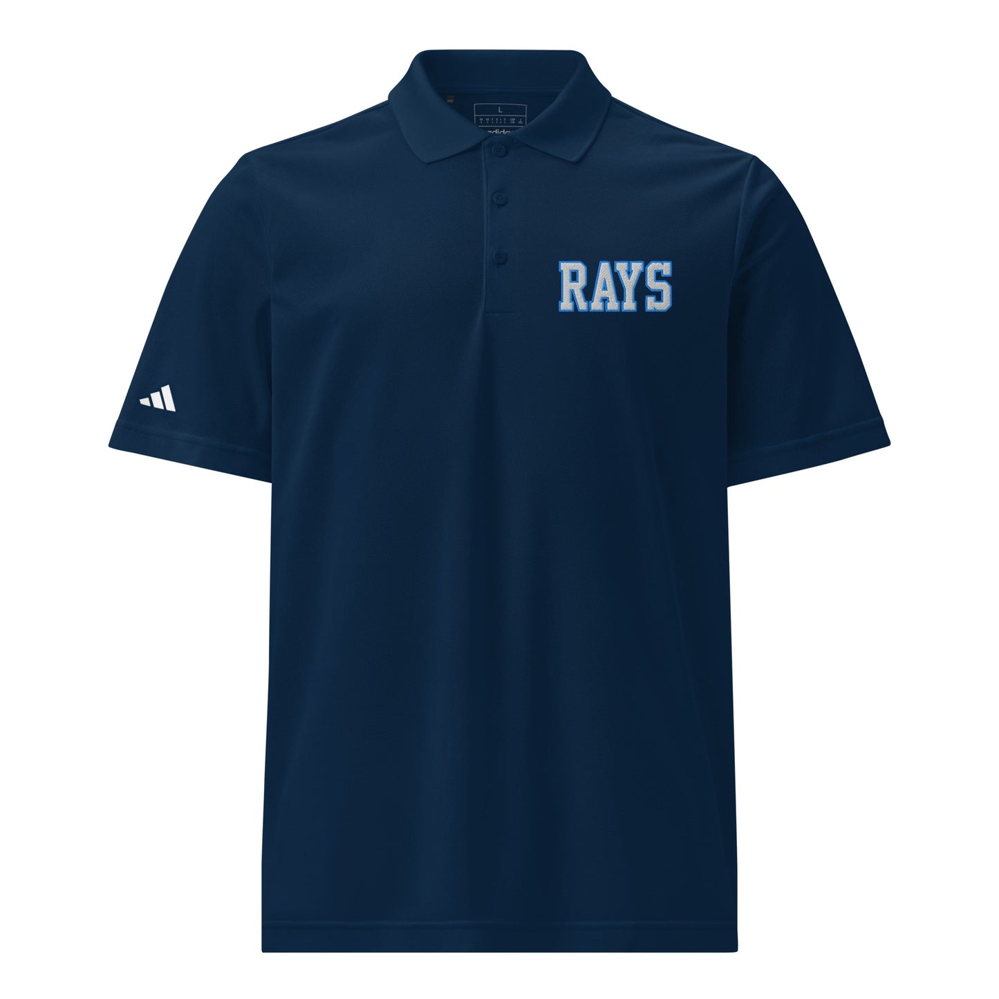 Signature | Embroidered Adidas Sport Polo | Next Level Rays | Block Logo