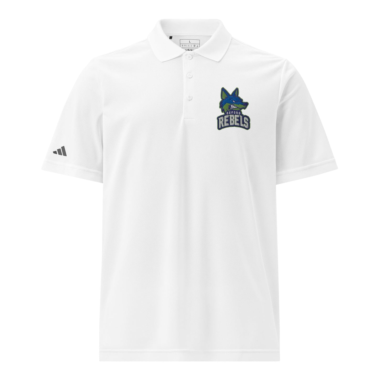 Signature | Embroidered Adidas Sport Polo | Oxford Rebels 12U | Mascot Logo