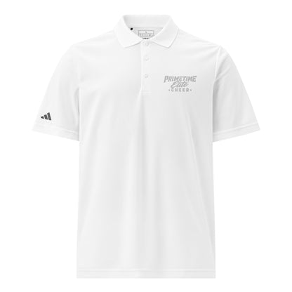 Signature | Embroidered Adidas Sport Polo | PTE Bulldog Cheer | Script Logo