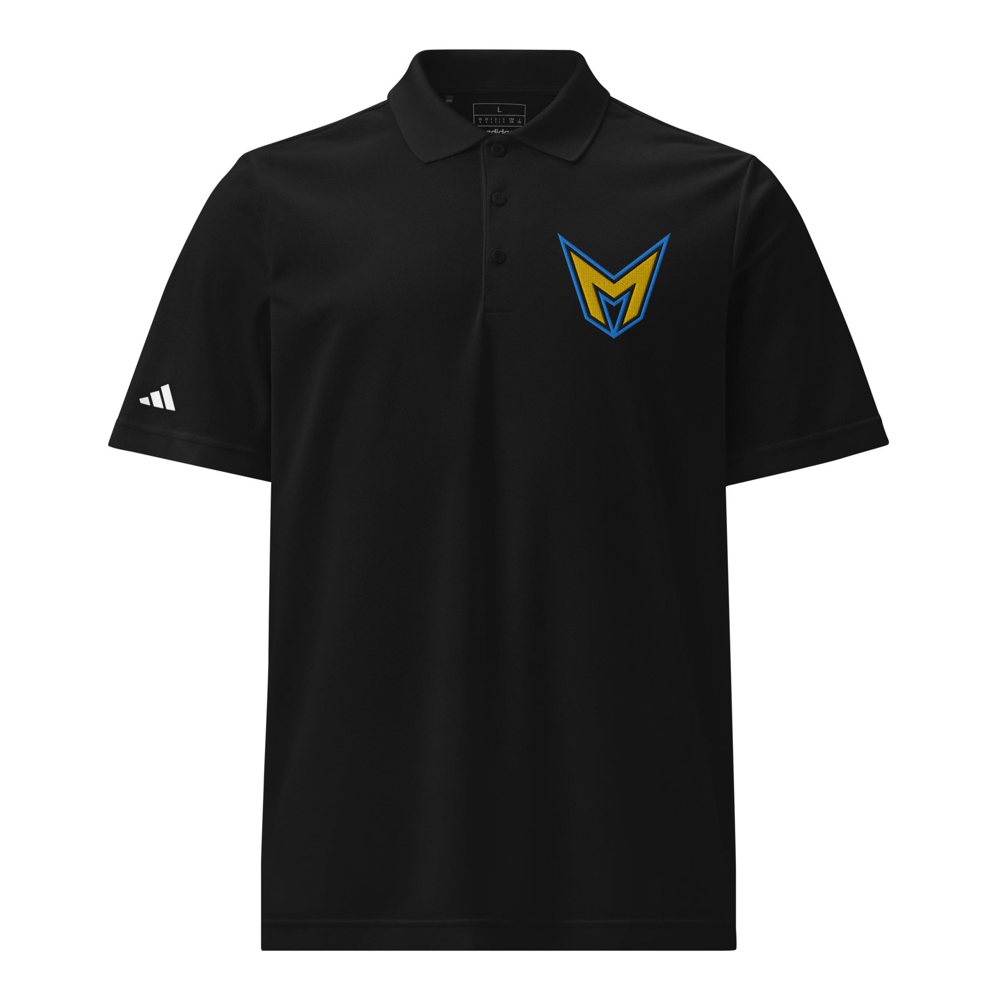 Signature | Embroidered Adidas Sport Polo | Racine Monstars | M Logo