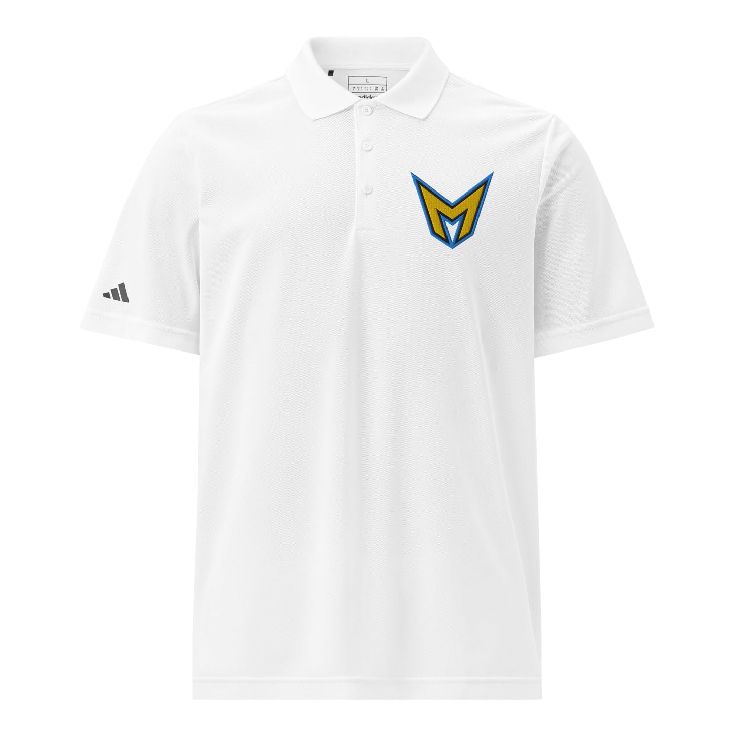 Signature | Embroidered Adidas Sport Polo | Racine Monstars | M Logo