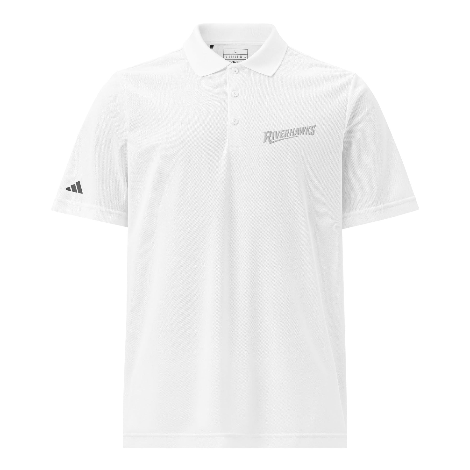 Signature | Embroidered Adidas Sport Polo | Rochester Riverhawks | Crest Logo