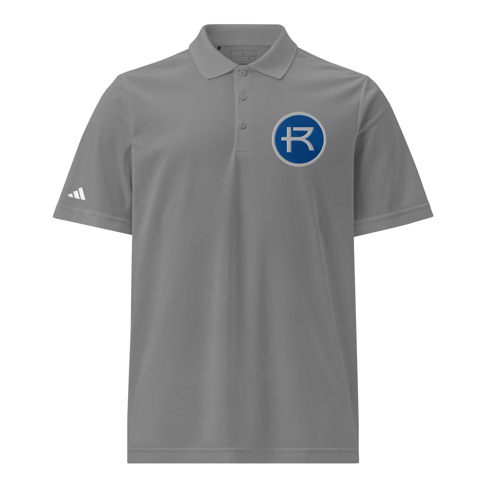 Signature | Embroidered Adidas Sport Polo | Rockhurst University - Doctor of Physical Therapy School | Badge Logo