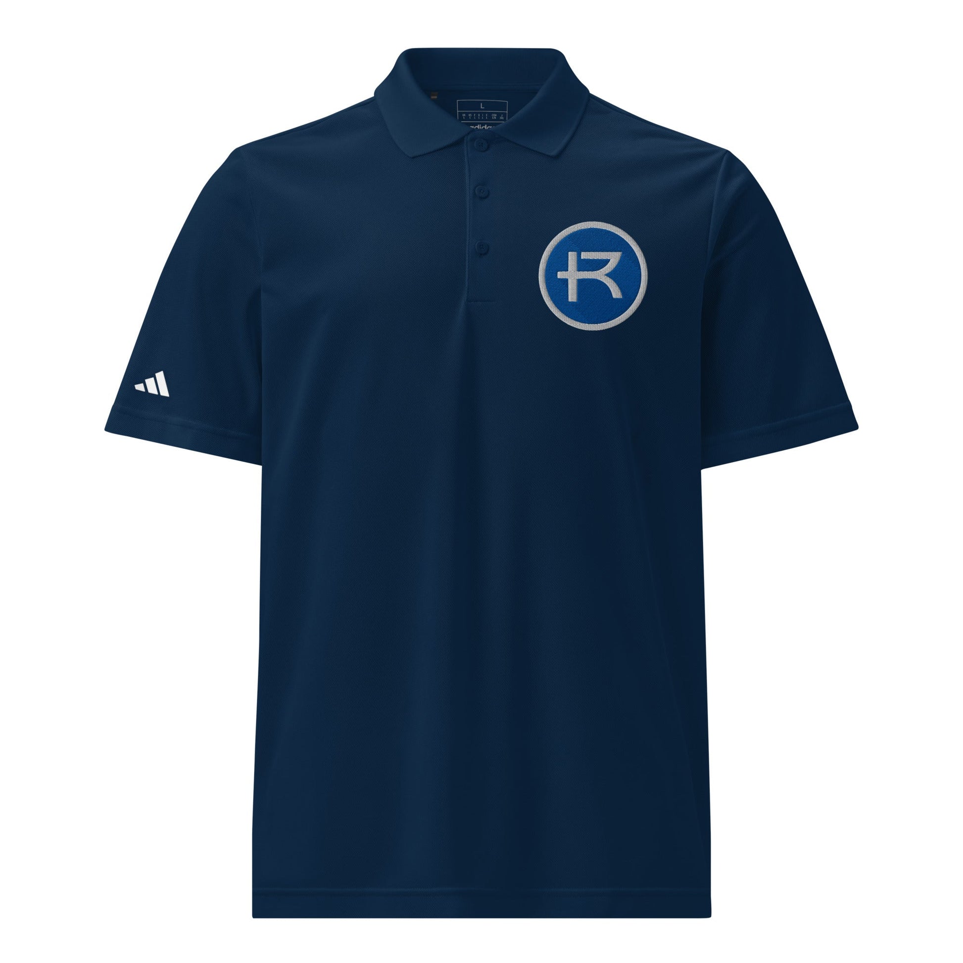 Signature | Embroidered Adidas Sport Polo | Rockhurst University - Doctor of Physical Therapy School | Badge Logo