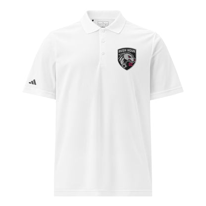 Signature | Embroidered Adidas Sport Polo | Rush Hour | Badge Logo