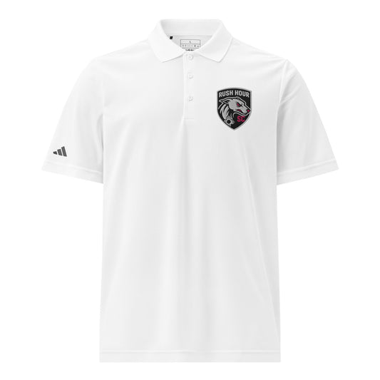 Signature | Embroidered Adidas Sport Polo | Rush Hour | Badge Logo