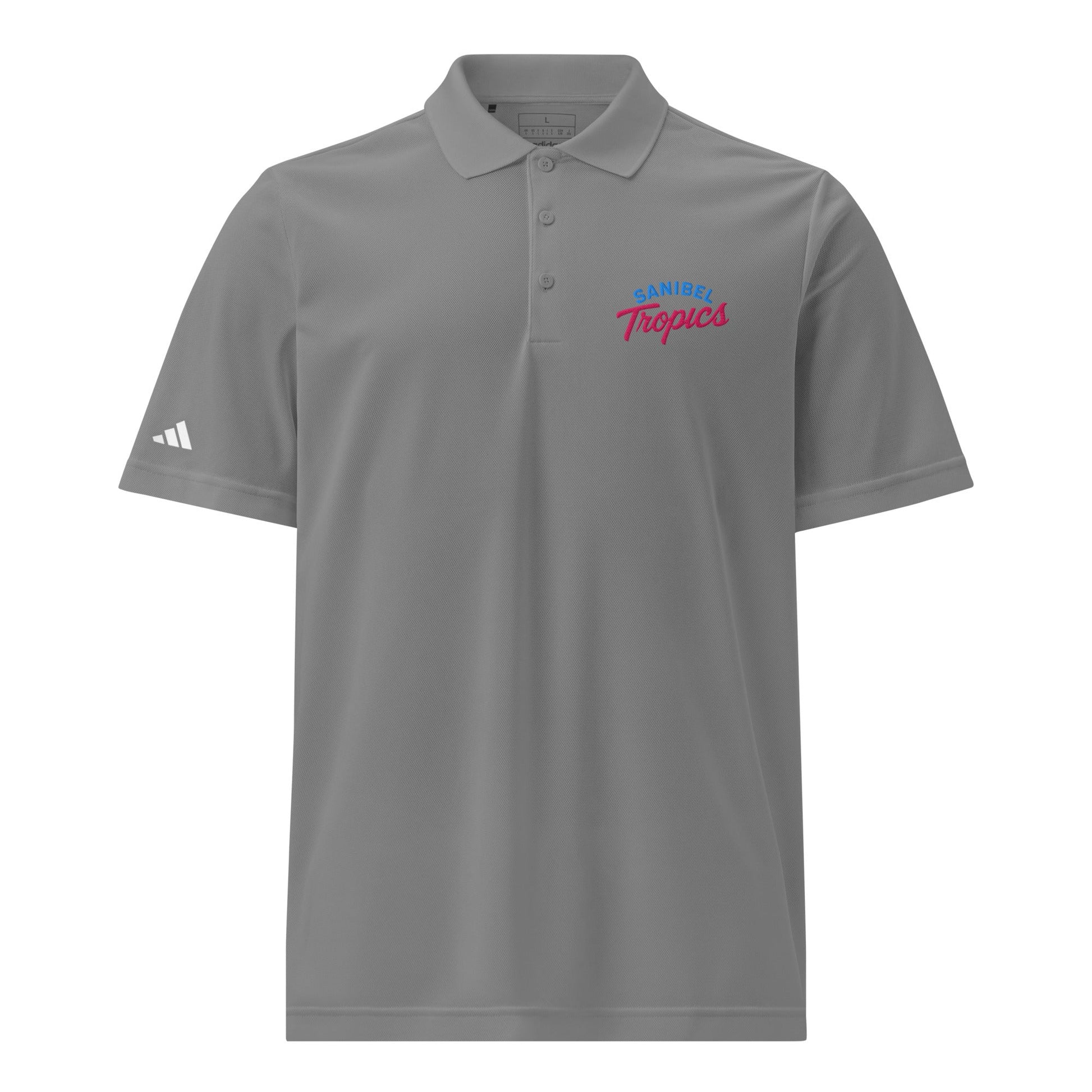 Signature | Embroidered Adidas Sport Polo | Sanibel Tropics | Coastal Clash Logo