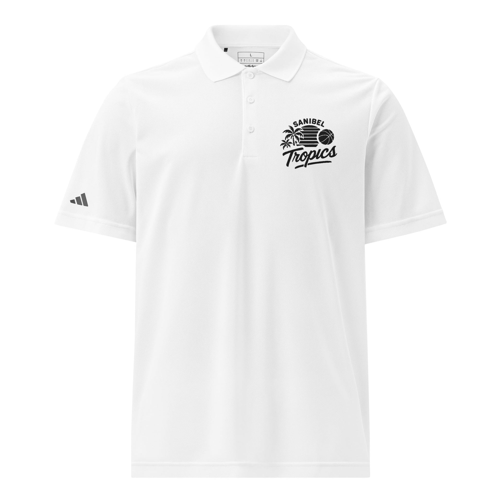 Signature | Embroidered Adidas Sport Polo | Sanibel Tropics | Emblem Logo