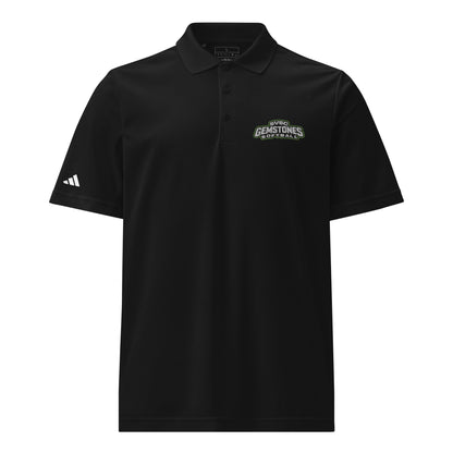 Signature | Embroidered Adidas Sport Polo | Silver Valley Gemstones | Vanguard Logo