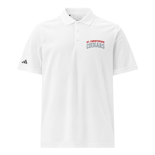 Signature | Embroidered Adidas Sport Polo | St. Christopher Cougars | Classic Logo