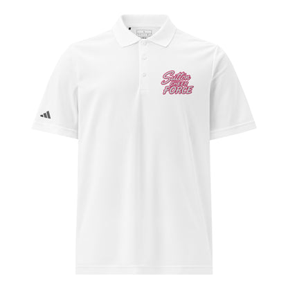 Signature | Embroidered Adidas Sport Polo | Sutton Cheer Force | Script Logo