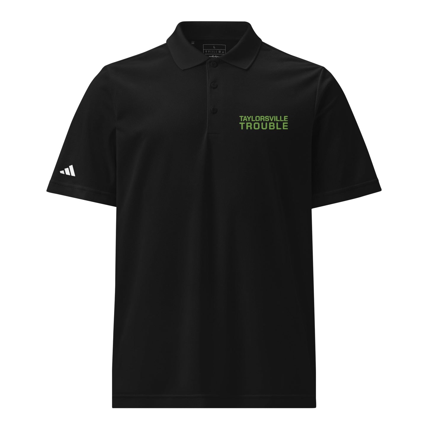 Signature | Embroidered Adidas Sport Polo | Taylorsville Trouble | Shield Logo