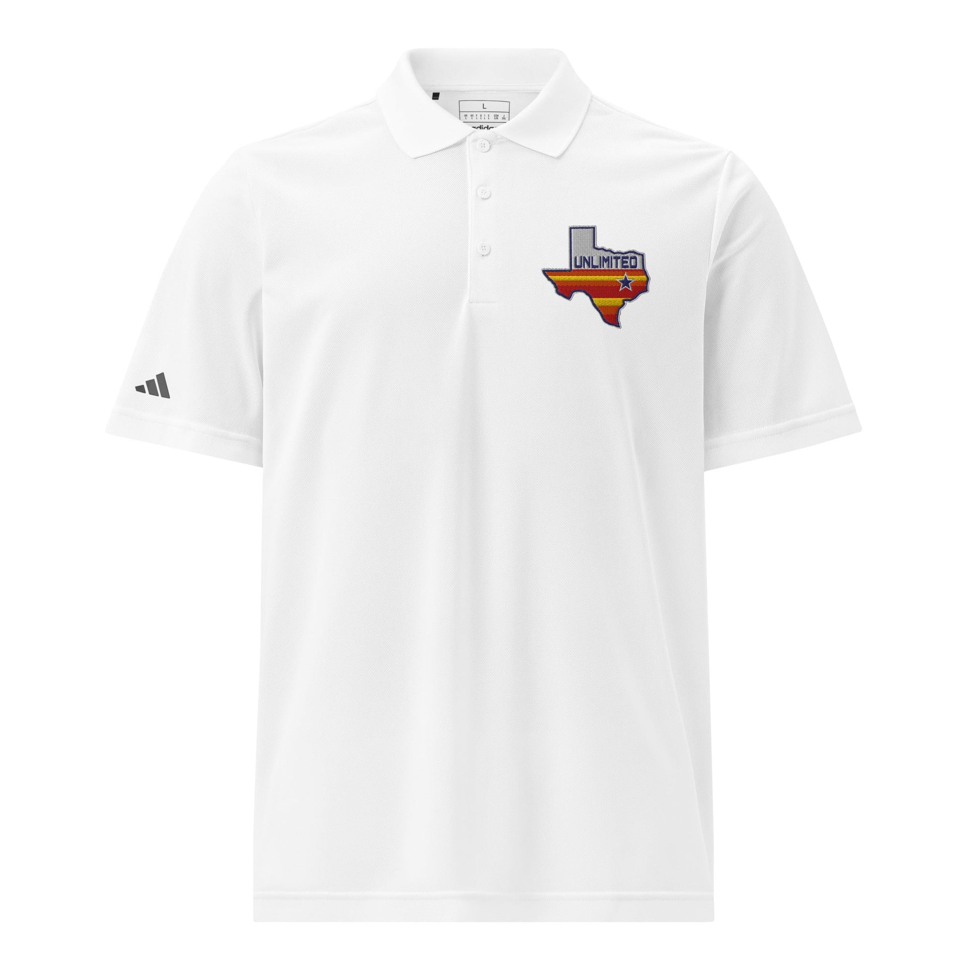 Signature | Embroidered Adidas Sport Polo | Texas Unlimited