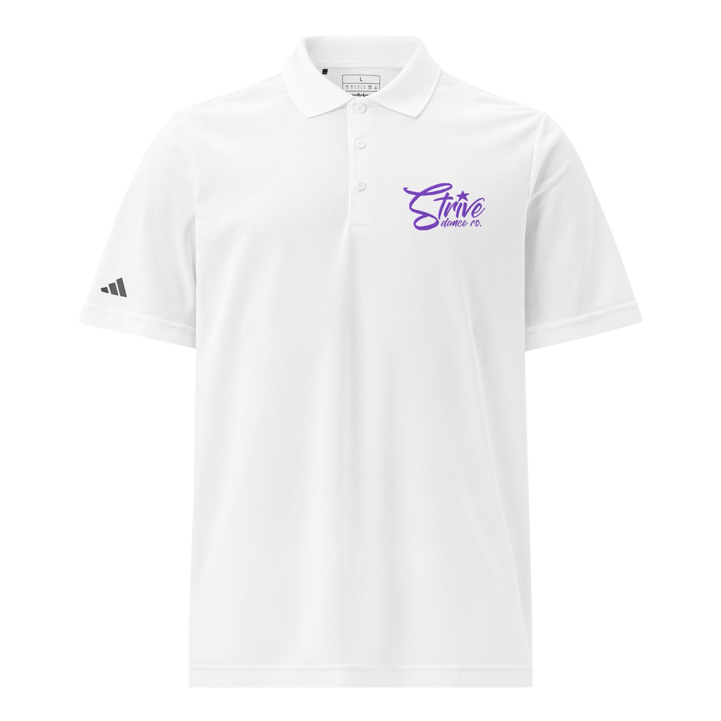 Signature | Embroidered Adidas Sport Polo | The Dancer's Place | Strive Dance Company