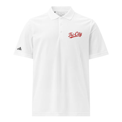 Signature | Embroidered Adidas Sport Polo | Tri - City Baseball | Mark Logo