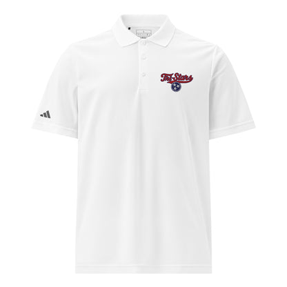 Signature | Embroidered Adidas Sport Polo | Tri - Stars | 3 Stars Logo