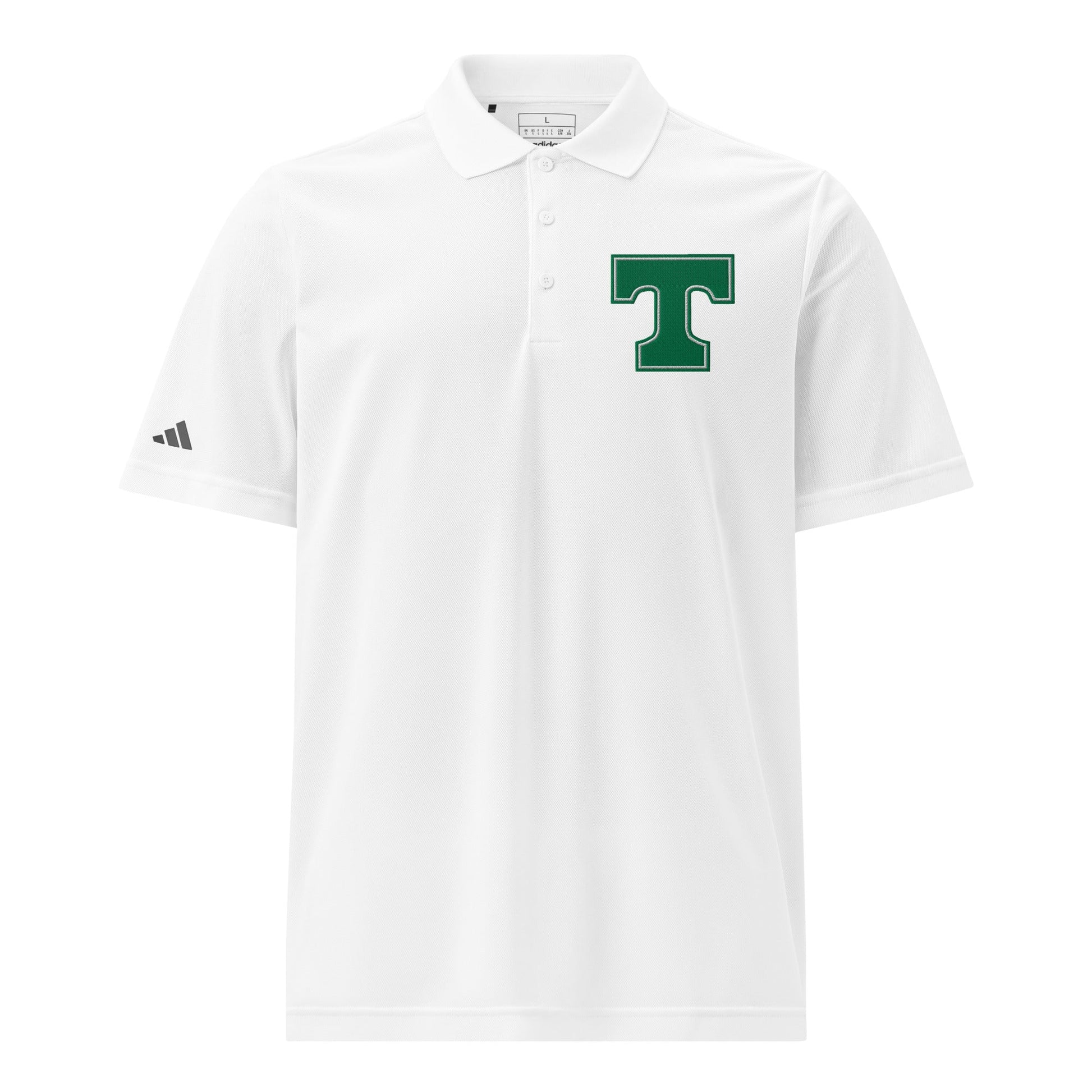 Signature | Embroidered Adidas Sport Polo | Trinity Highschool | T Logo