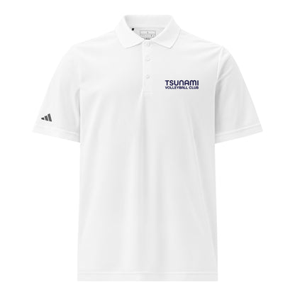 Signature | Embroidered Adidas Sport Polo | Tsunami Volleyball Club | Emblem Logo