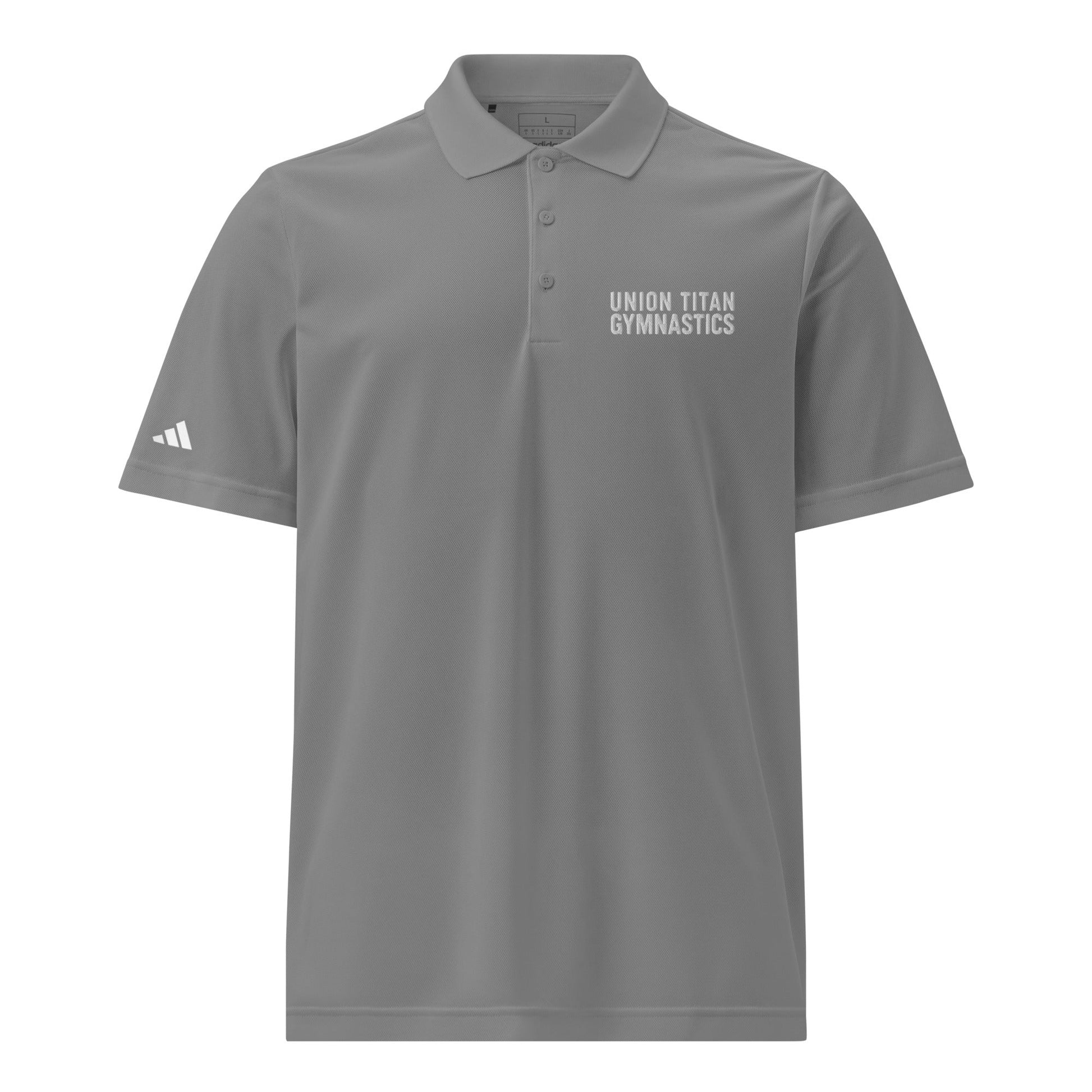 Signature | Embroidered Adidas Sport Polo | Union Gymnastics | Modern Script Logo