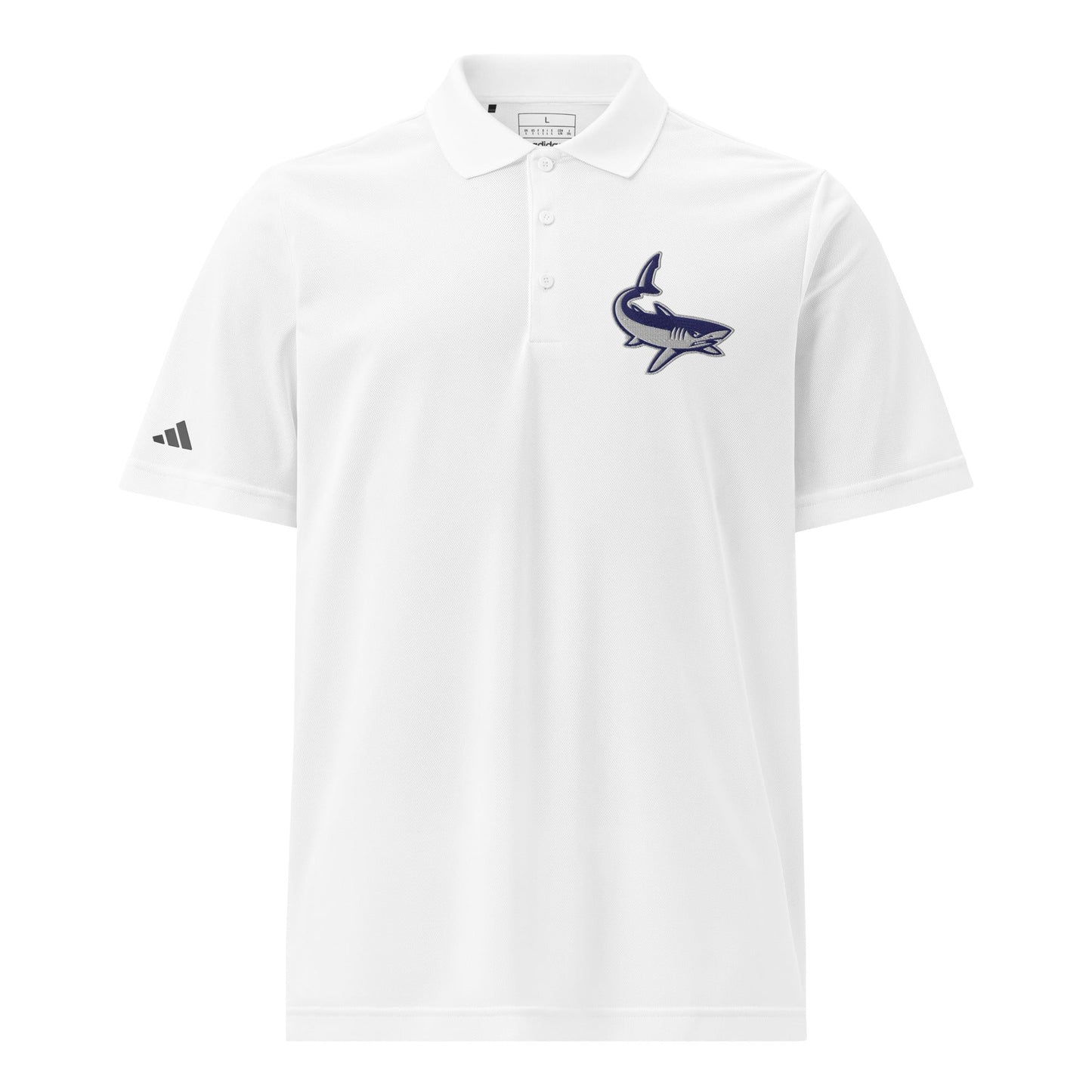 Signature | Embroidered Adidas Sport Polo | University South Carolina Beaufort Track & Field | Shark Logo