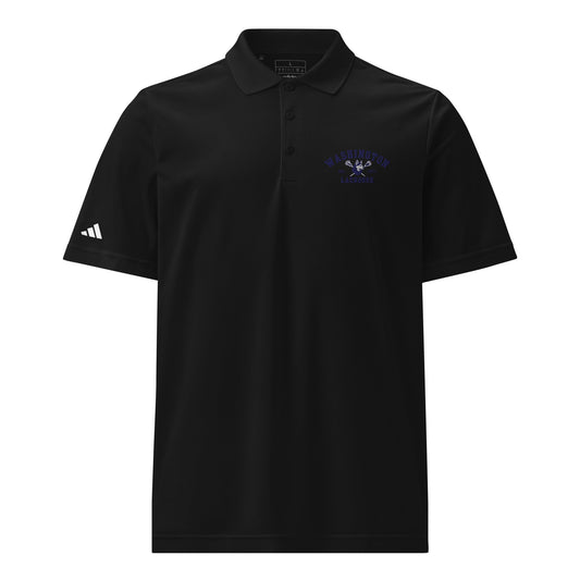 Signature | Embroidered Adidas Sport Polo | UW Women's Club Lacrosse | Washington Lacrosse Logo